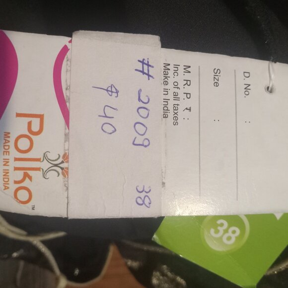 Choli ! Beautiful ethnic Indian blouse ! 2009 deadstock NWT - Picture 6 of 6